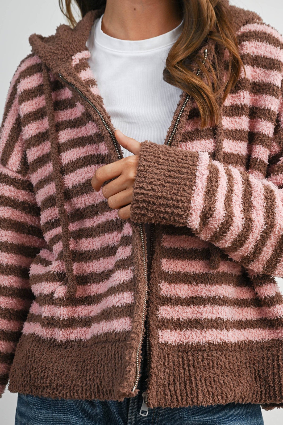 Cabin Stripe Zip-Up