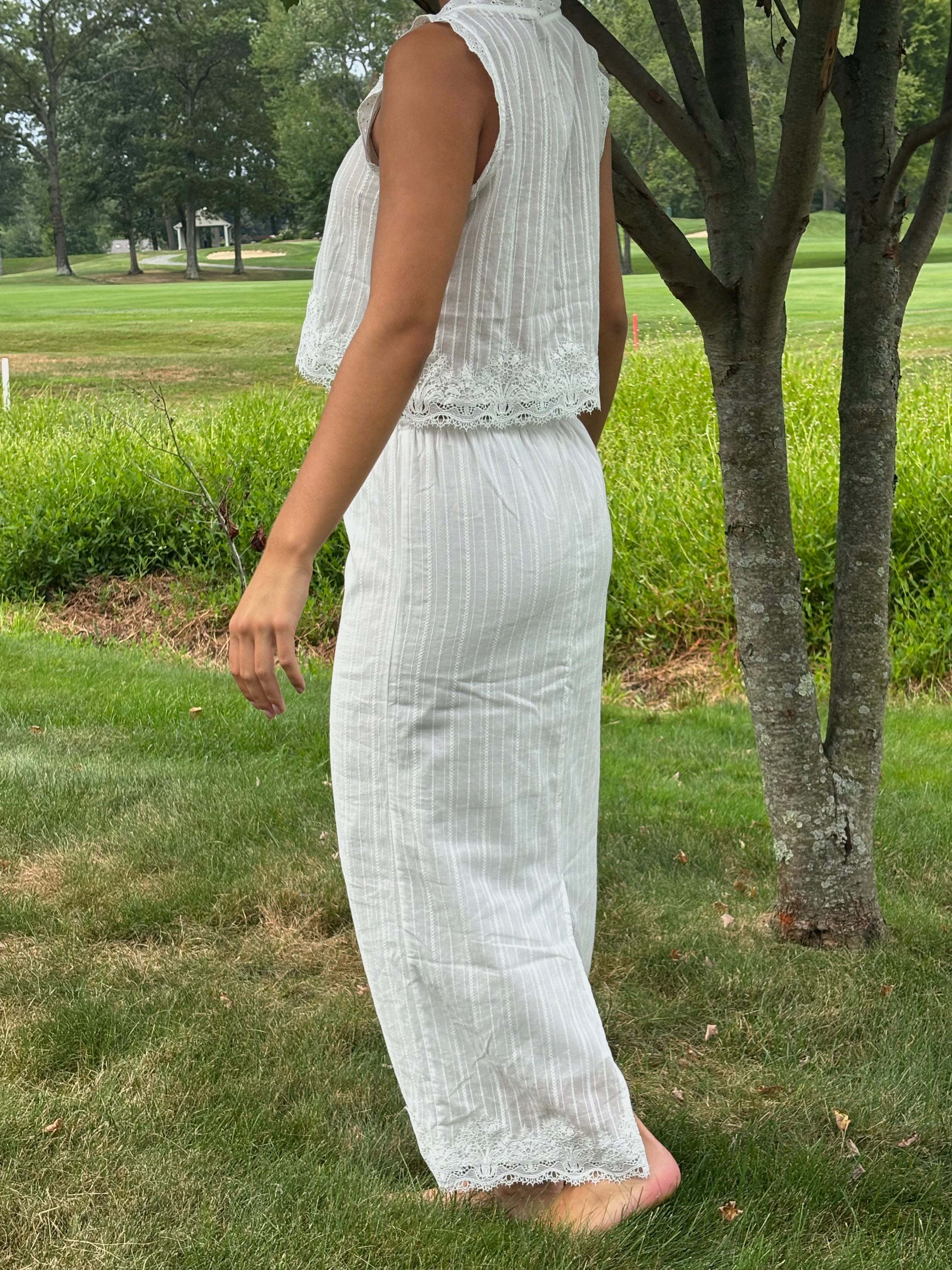 Sandbar Eyelet Maxi Skirt