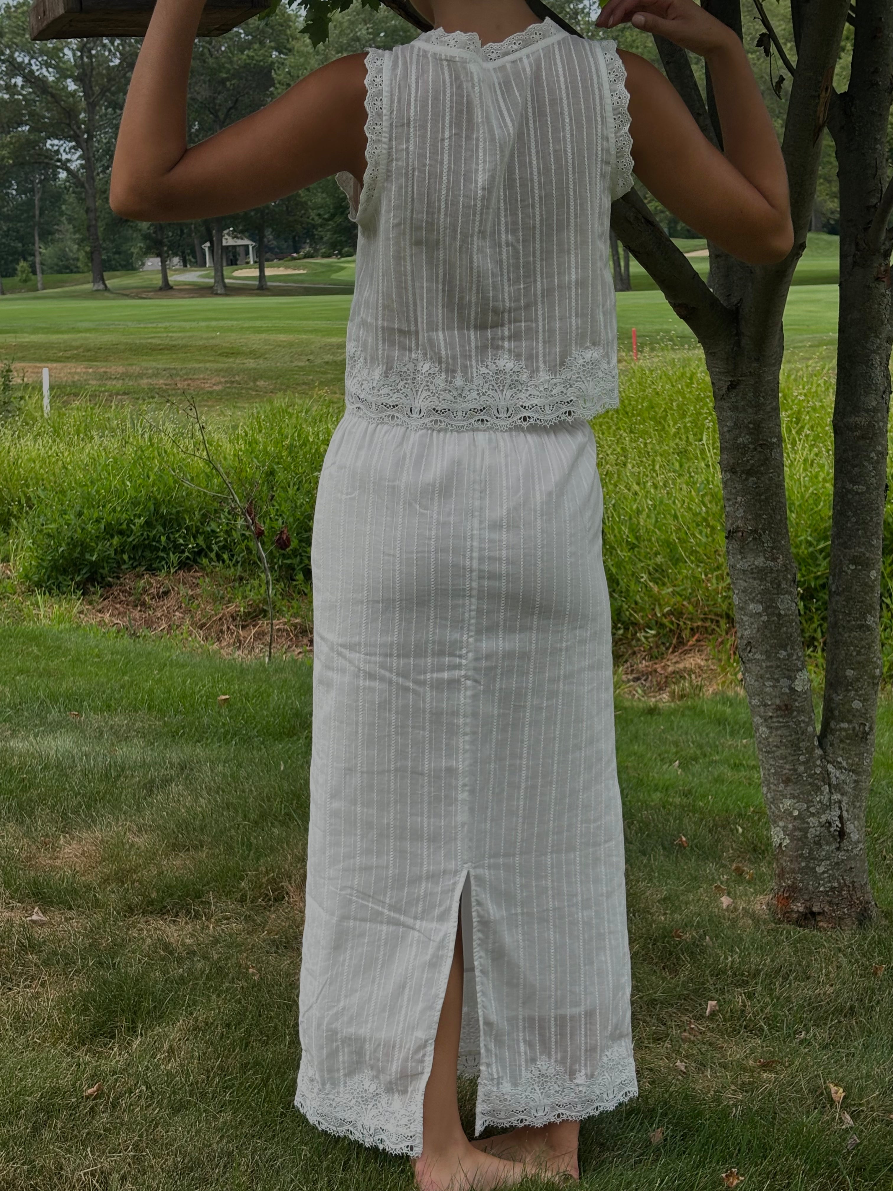 Sandbar Eyelet Top